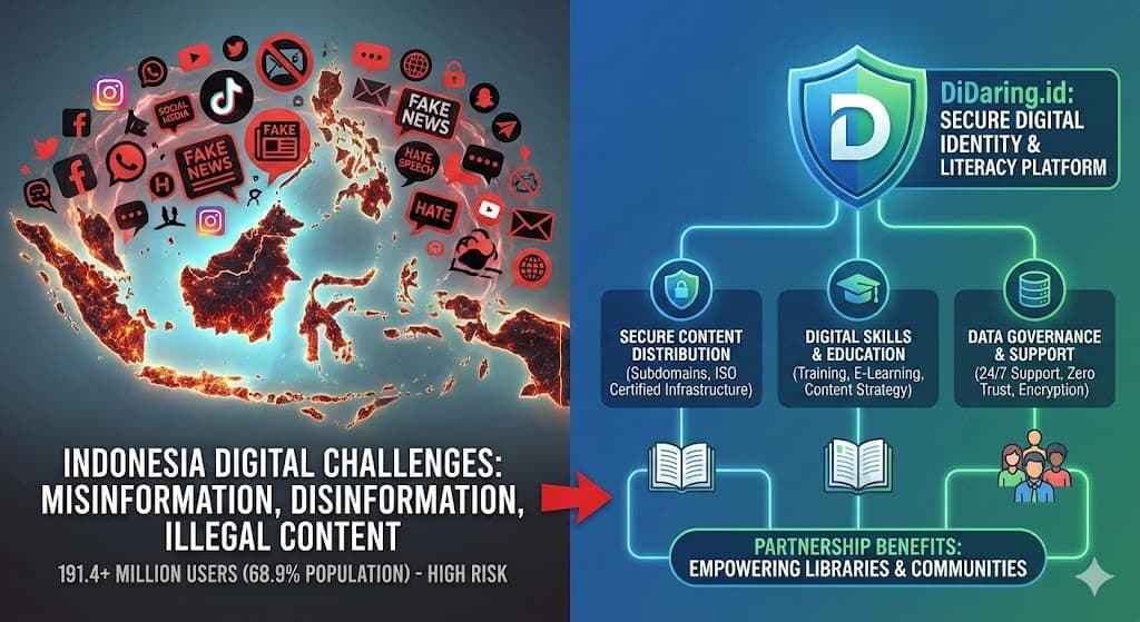 Kemitraan Strategis DiDaring.id dan Perpustakaan: Menciptakan Ruang Digital yang Andal dan Positif