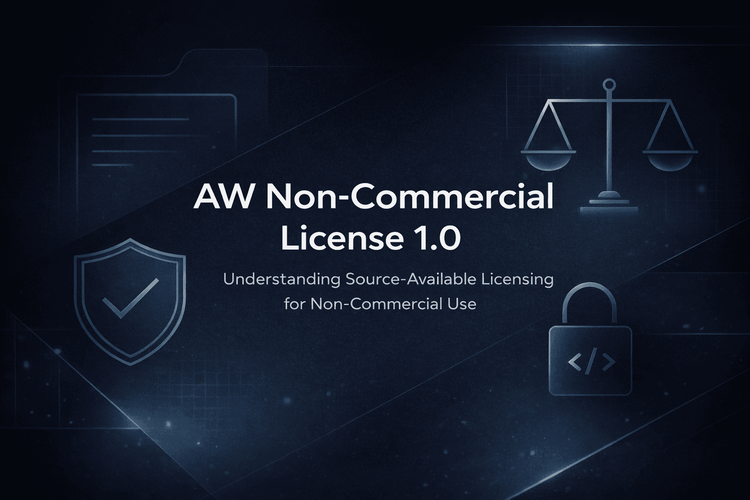 Understanding the AW Non-Commercial License 1.0 Wiki